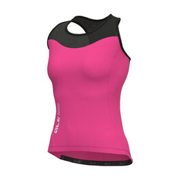 ALÉ Cycling sleeveless jersey - COLOR BLOCK PRAGMA - pink
