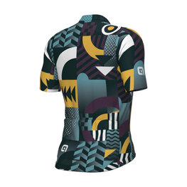 ALÉ Cycling short sleeve jersey - PR-E GAMES - turquoise/purple/yellow
