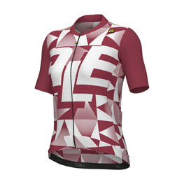 ALÉ Cycling short sleeve jersey - MULTIVERSO PR-E - red/white