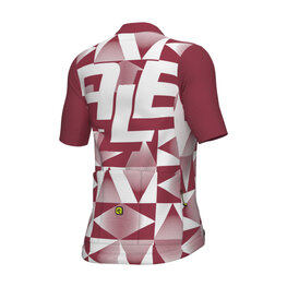 ALÉ Cycling short sleeve jersey - MULTIVERSO PR-E - red/white