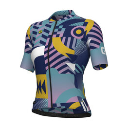 ALÉ Cycling short sleeve jersey - PR-E GAMES - pink/turquoise/yellow