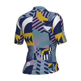 ALÉ Cycling short sleeve jersey - PR-E GAMES - pink/turquoise/yellow