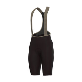 ALÉ Cycling bib shorts - PR-E MASTER 2.0 - brown