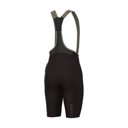 ALÉ Cycling bib shorts - PR-E MASTER 2.0 - brown