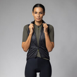 ALÉ Cycling gilet - SAUVAGE PR-E - black