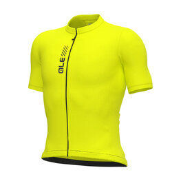 ALÉ Cycling short sleeve jersey - PRAGMA COLOR BLOCK - yellow