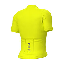 ALÉ Cycling short sleeve jersey - PRAGMA COLOR BLOCK - yellow