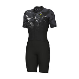 ALÉ Cycling skinsuit - R-EV1 HIVE 2.0 - grey/white/black