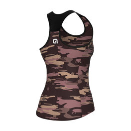 ALÉ Cycling sleeveless jersey - PRAGMA LARA - brown