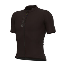 ALÉ Cycling short sleeve jersey - PRAGMA COLOR BLOCK OFF ROAD - brown