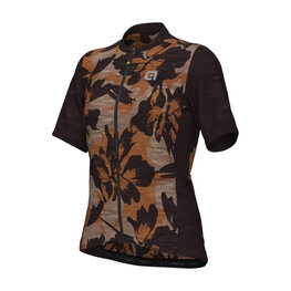 ALÉ Cycling short sleeve jersey - OFF ROAD - GRAVEL SUNRISE - brown