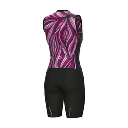 ALÉ Cycling skinsuit - PRAGMA ART - black/pink