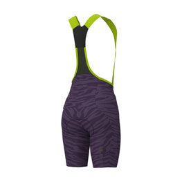 ALÉ Cycling bib shorts - PR-E SAUVAGE - purple/multicolour
