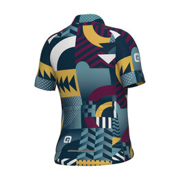 ALÉ Cycling short sleeve jersey - KID GAMES - purple/turquoise/yellow