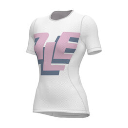 ALÉ Cycling short sleeve t-shirt - INTIMO MULTIVERSO - white