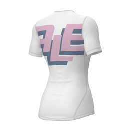 ALÉ Cycling short sleeve t-shirt - INTIMO MULTIVERSO - white