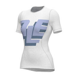 ALÉ Cycling short sleeve t-shirt - INTIMO MULTIVERSO - white/blue