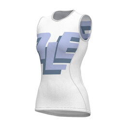 ALÉ Cycling sleeve less t-shirt - INTIMO MULTIVERSO - white/blue