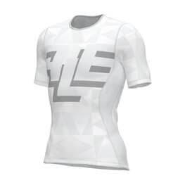 ALÉ Cycling short sleeve t-shirt - INTIMO MULTIVERSO - white