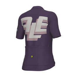 ALÉ Cycling short sleeve jersey - PR-E SAUVAGE - purple