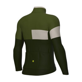 ALÉ Cycling thermal jacket - PR-E GEOMETRIC - green