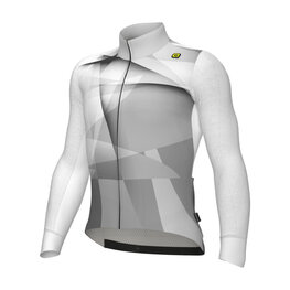 ALÉ Cycling winter long sleeve jersey - QUICK - white