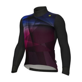 ALÉ Cycling winter long sleeve jersey - R-EV1 QUICK - bordeaux