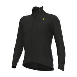 ALÉ Cycling winter long sleeve jersey - KLIMATIK K-IDRO - black