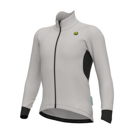 ALÉ Cycling winter long sleeve jersey - KLIMATIK K-IDRO - white