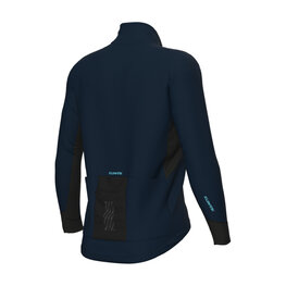 ALÉ Cycling thermal jacket - KLIMATIK K-TORNADO - blue
