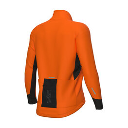 ALÉ Cycling thermal jacket - KLIMATIK K-TORNADO - orange