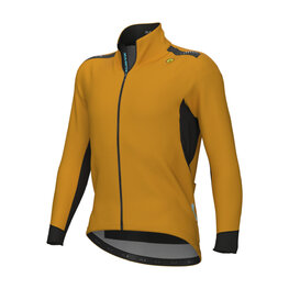 ALÉ Cycling windproof jacket - KLIMATIK K-TORNADO - yellow