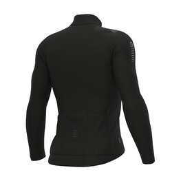 ALÉ Cycling winter long sleeve jersey - R-EV1 WARM RACE - black