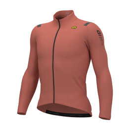 ALÉ Cycling winter long sleeve jersey - WARM RACE - pink