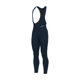 ALÉ Cycling long bib trousers - KLIMATIK K-ATMO - blue