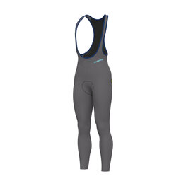 ALÉ Cycling long bib trousers - KLIMATIK K-ATMO - light blue