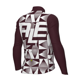 ALÉ Cycling winter long sleeve jersey - PR-E MULTIVERSO - purple