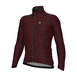 ALÉ Cycling thermal jacket - PR-E METAL - bordeaux