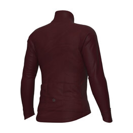 ALÉ Cycling thermal jacket - PR-E METAL - bordeaux