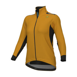ALÉ Cycling windproof jacket - KLIMATIK K-TORNADO - yellow