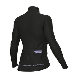 ALÉ Cycling winter long sleeve jersey - PR-E FOLLOW ME - black