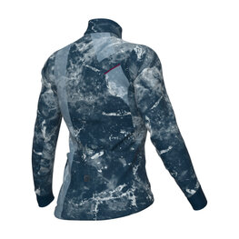 ALÉ Cycling winter long sleeve jersey - PR-E ICY - blue
