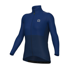 ALÉ Cycling winter long sleeve jersey - OFF ROAD - GRAVEL DUAL - blue