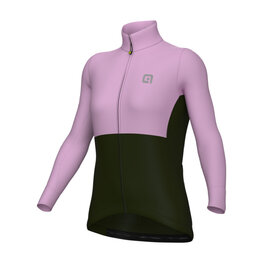 ALÉ Cycling winter long sleeve jersey - OFF ROAD - GRAVEL DUAL - purple