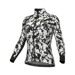 ALÉ Cycling winter long sleeve jersey - PRAGMA ESSENZA - black/white