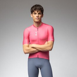 ALÉ Cycling short sleeve jersey - PRAGMA COLOR BLOCK - pink