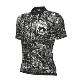 ALÉ Cycling short sleeve jersey - SAFARI PRAGMA - black/white