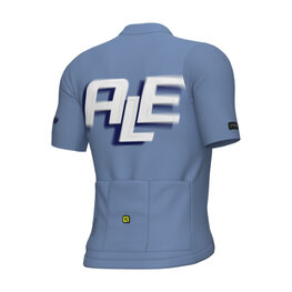 ALÉ Cycling short sleeve jersey - SAUVAGE PR-E - blue/white