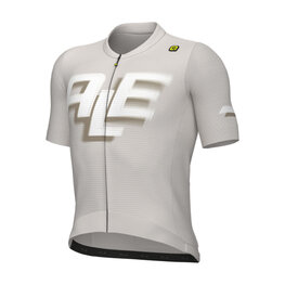 ALÉ Cycling short sleeve jersey - SAUVAGE PR-E - ivory/white