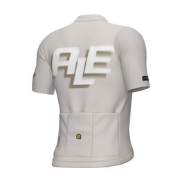 ALÉ Cycling short sleeve jersey - SAUVAGE PR-E - ivory/white